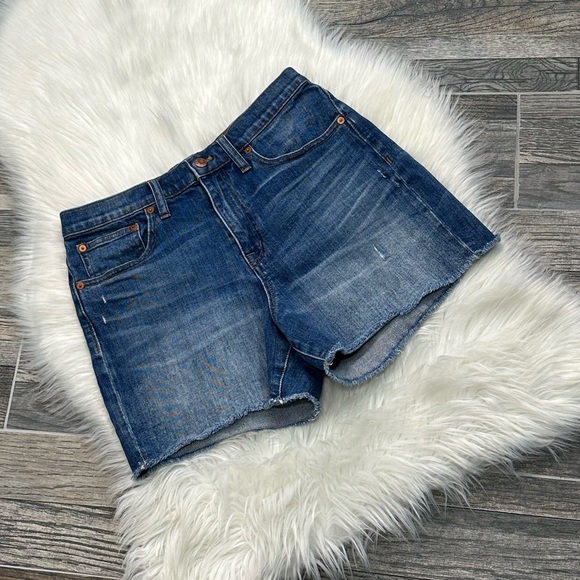 Madewell High Rise Denim Shorts - Picture 4 of 11